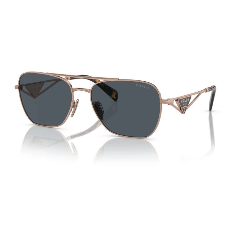 Rose Gold/Dark Grey Sunglasses Prada