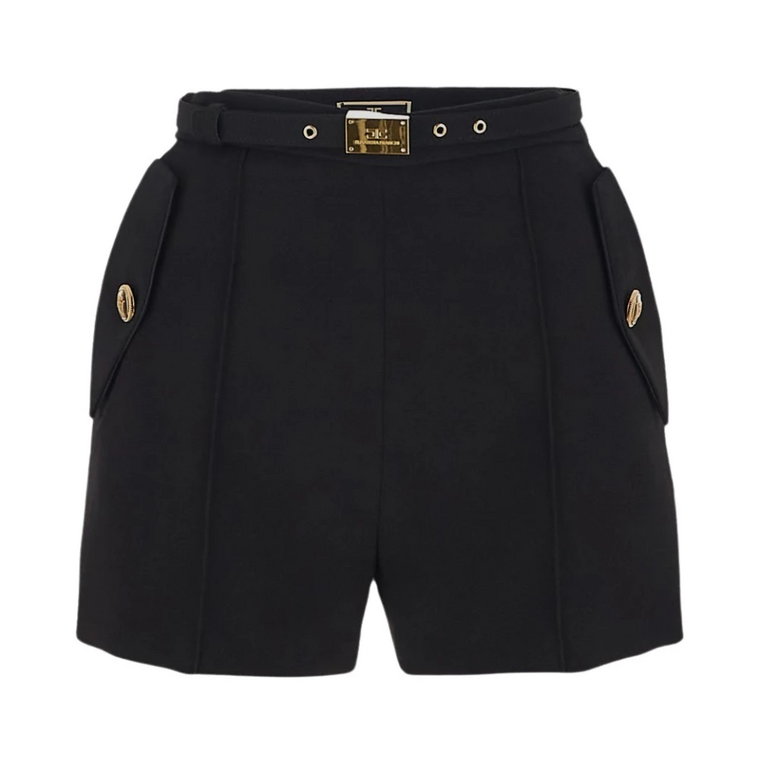 Modne High Waist Shorts Elisabetta Franchi