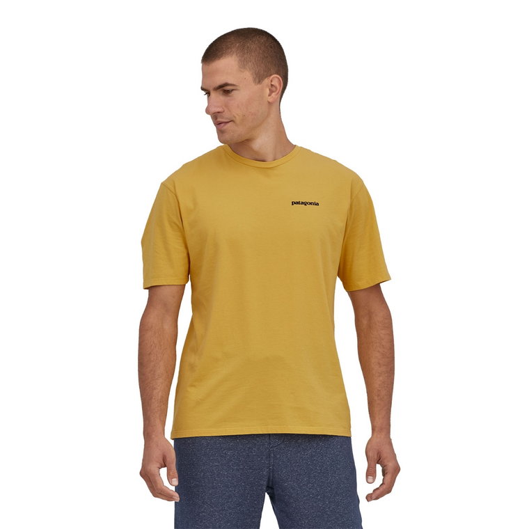 Męska koszulka Patagonia P-6 Mission Organic T-Shirt surfboard yellow - XL