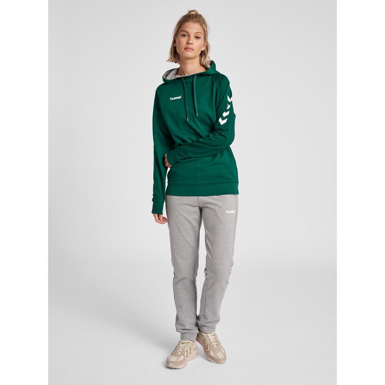 Bluza sportowa z kapturem damska Hummel Go Cotton Hoodie Woman