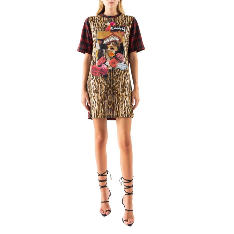 Pkt10C-Jpe37 Short-Sleeved Dresses Roberto Cavalli