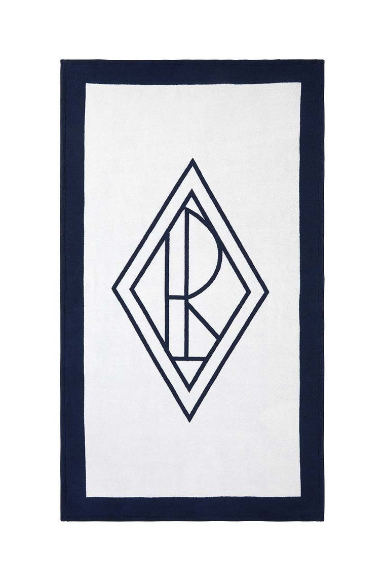 Ralph Lauren ręcznik plażowy Blair White / Navy 100 x 170 cm