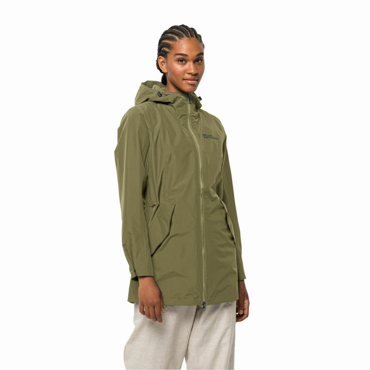 Damska parka Jack Wolfskin DAKAR PARKA W bay leaf - XS