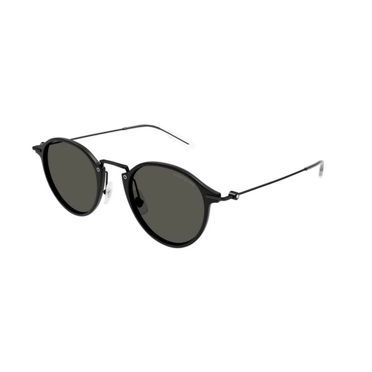 Czarne Szare Okulary przeciwsłoneczne Mb0294S 005 Montblanc