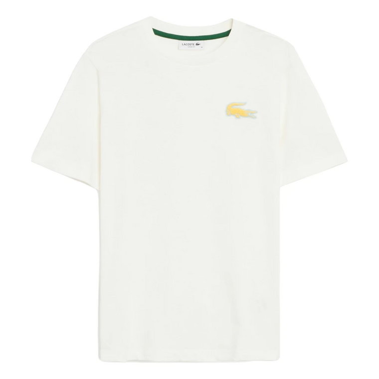 Heritage Loose Fit Beige & Yellow T-Shirt Lacoste