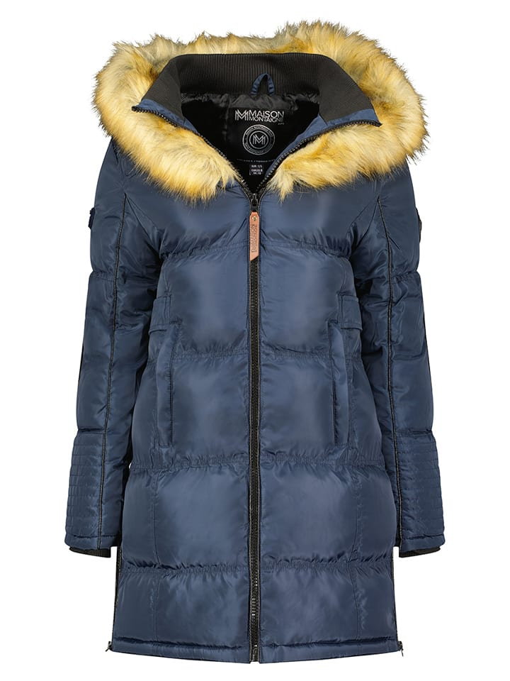 Maison Montaigne Parka "Beautimai" w kolorze granatowym