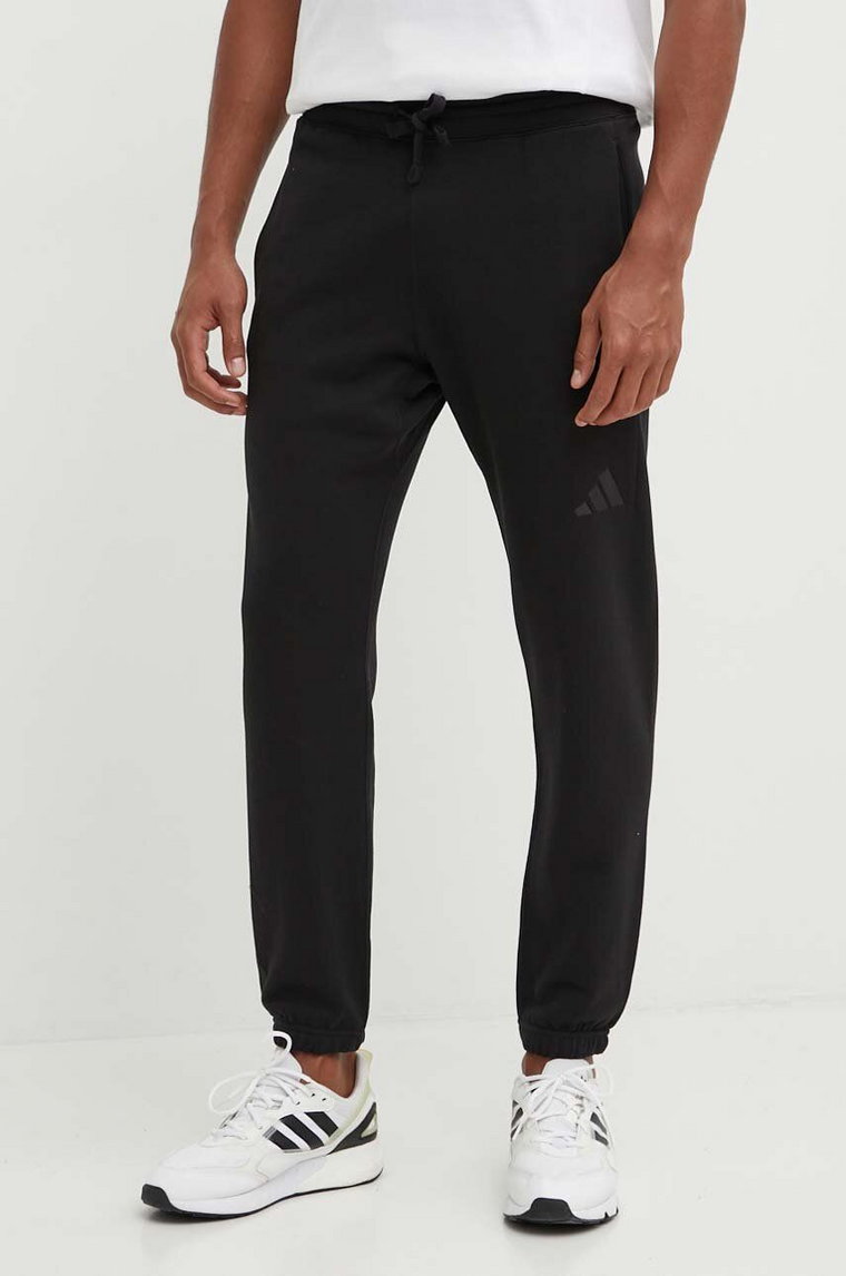 adidas spodnie dresowe All SZN kolor czarny gładkie IX1246