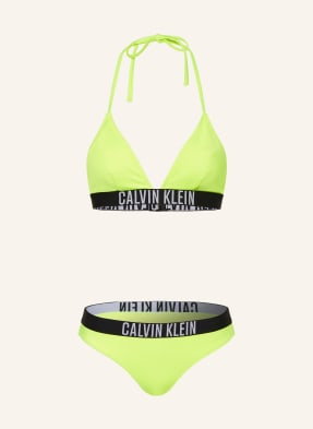 Calvin Klein Góra Od Bikini Trójkątnego Intense Power gelb