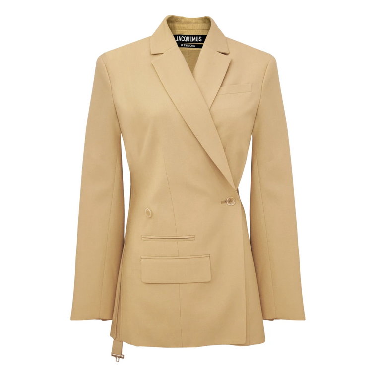 Beige Tibau Crossover Blazer Jacquemus