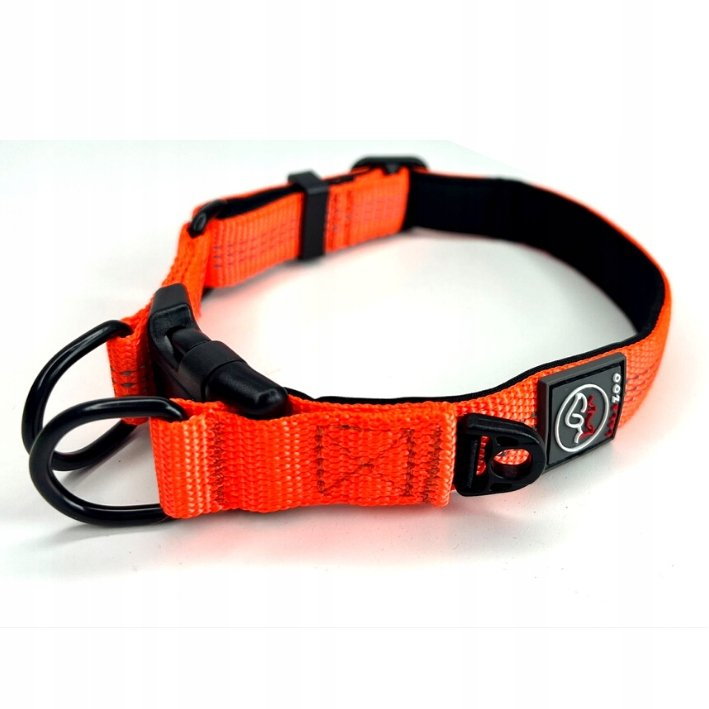 OBROŻA dla dużego psa orange RICO 60CM MOCNA XL