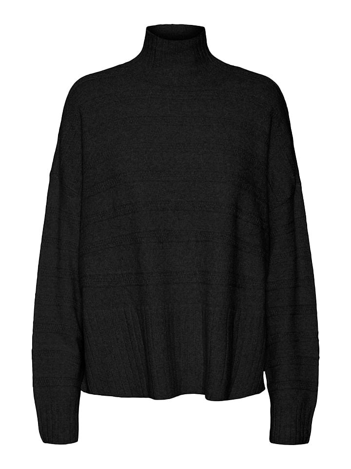 Vero Moda Sweter "Vmdoffy" w kolorze czarnym