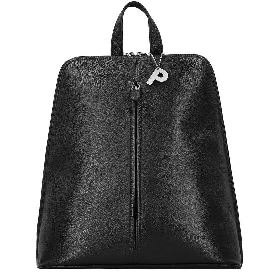 Picard Luis City Backpack Leather 32 cm schwarz