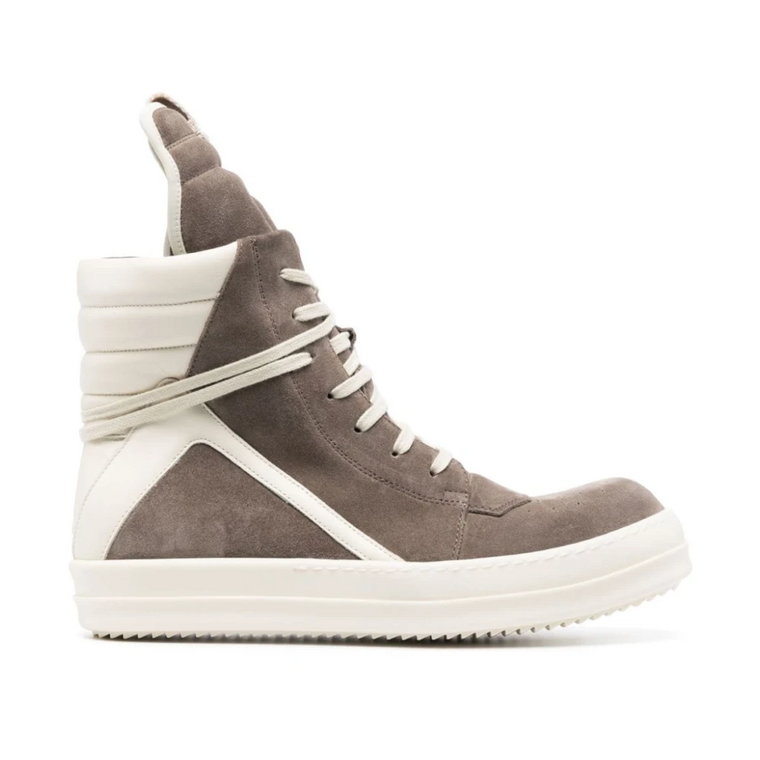 Szare Geobasket Sneakersy dla Mężczyzn Rick Owens