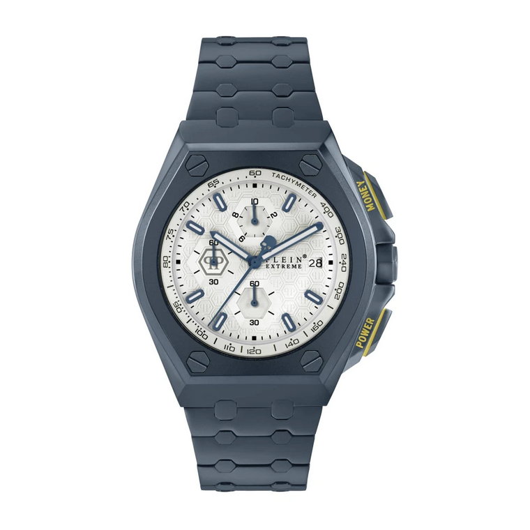 Niebieski Zegarek ze Stali - Extreme 44mm Philipp Plein