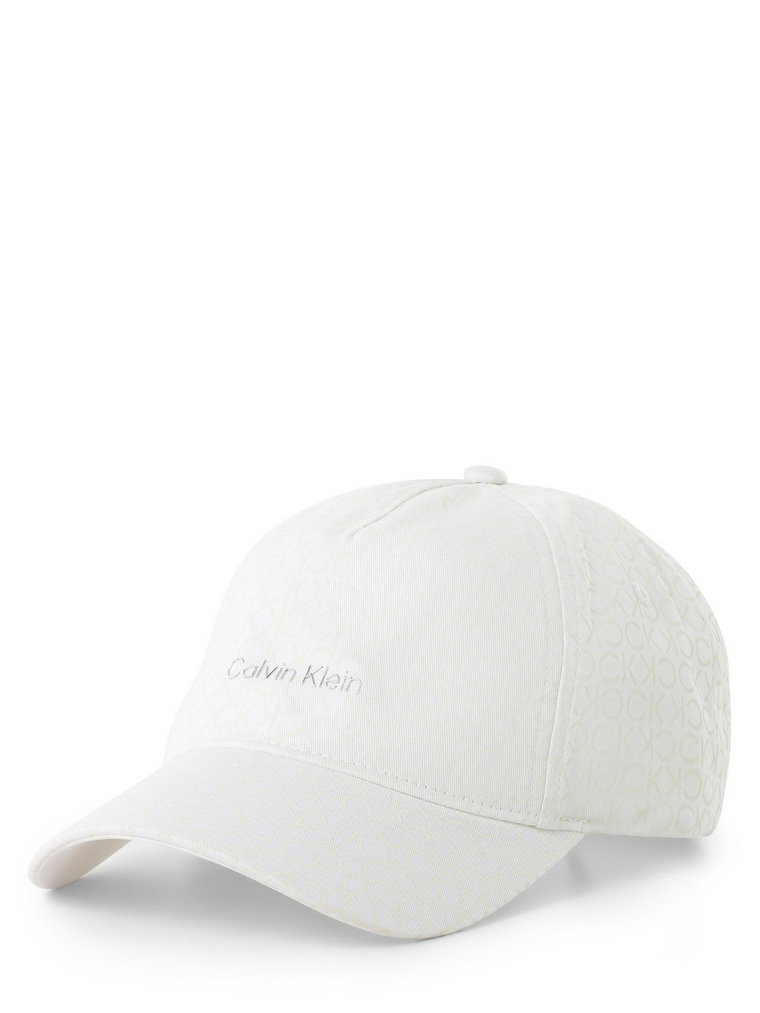 Calvin Klein - Damska czapka z daszkiem, biały