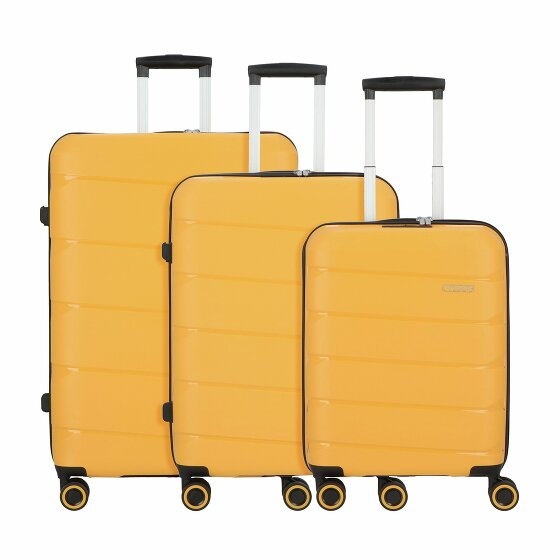 American Tourister air move 4 kółka Zestaw walizek 3-części sunset yellow