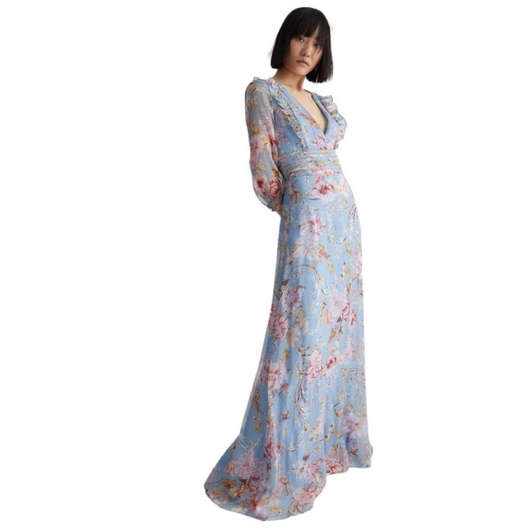 Elegancka Kwiatowa Sukienka Maxi Liu Jo
