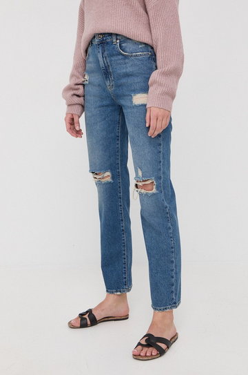 Pinko jeansy damskie high waist