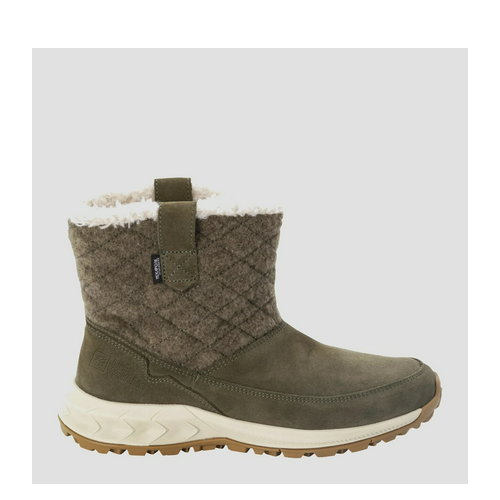 Śniegowce damskie niskie ocieplane Jack Wolfskin Queenstown Texapore Boot W 4053551-4282 37.5 (4.5UK) 23.3 cm Khaki (4064993482690). Śniegowce damskie