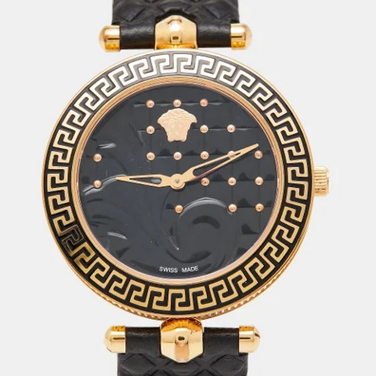 Pre-owned Metal watches Versace Pre-owned