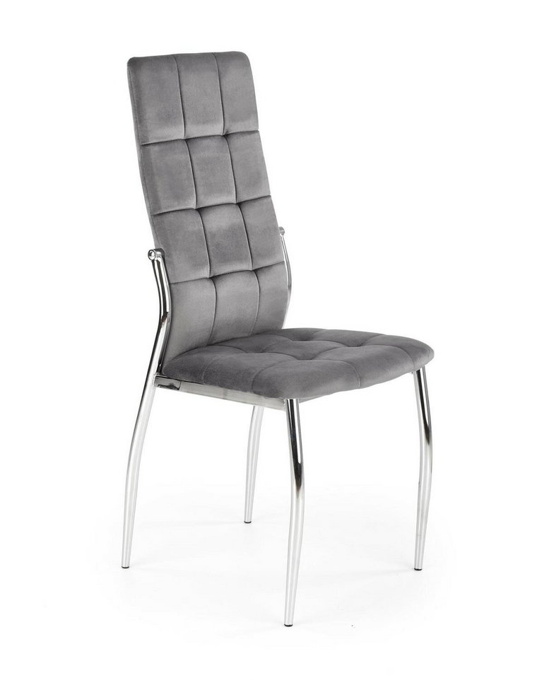 Krzesło Melani szare velvet
