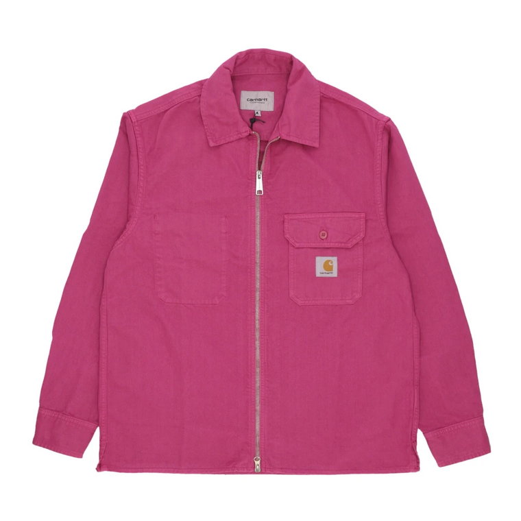 Magenta Kurtka Koszulowa Lekki Bawełna Carhartt Wip