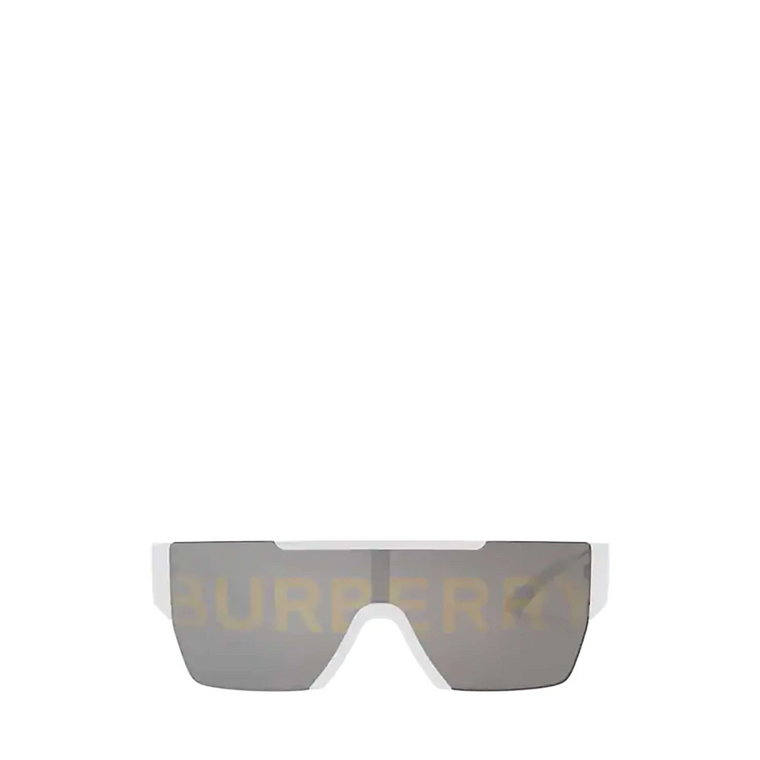 Stylowe męskie okulary przeciwsłoneczne z metalową oprawką Burberry