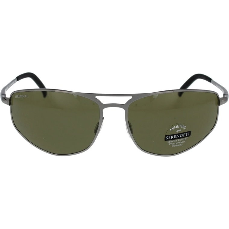 Matowa Gun Metal Polaryzacyjne Okulary Serengeti