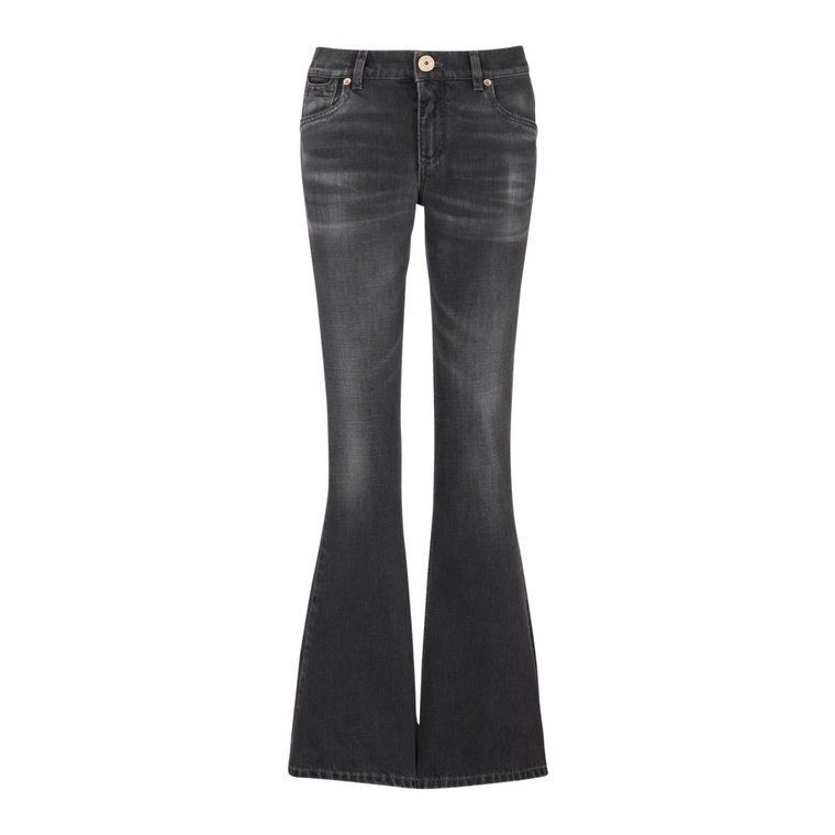 Western bootcut denim jeans Balmain