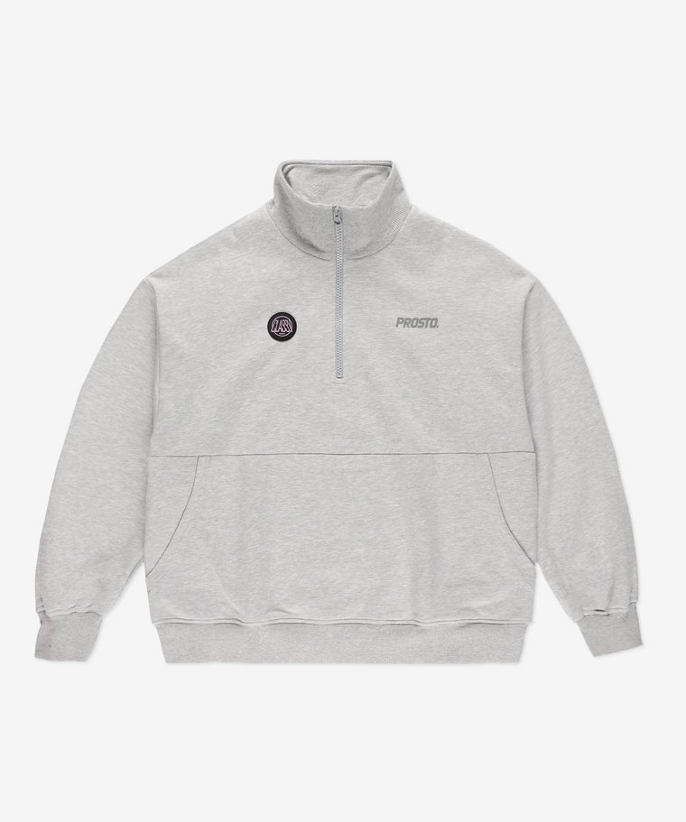 Half Zip Cla99y Gray