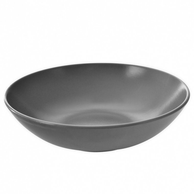 Talerz obiadowy głęboki ceramiczny na zupę do zupy szary alfa 20,5 cm 900 ml kod: O-128466