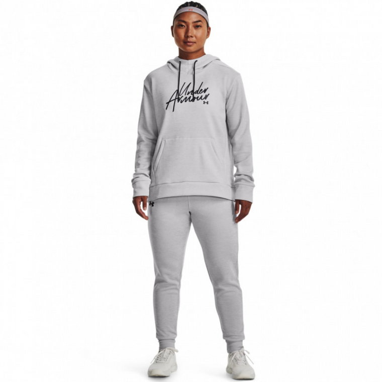 Damskie spodnie treningowe Under Armour Fleece Jogger - szare