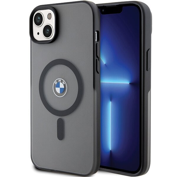 Etui BMW BMHMP14MDSLK iPhone 14 Plus / 15 Plus 6.7" czarny/black hardcase Signature MagSafe