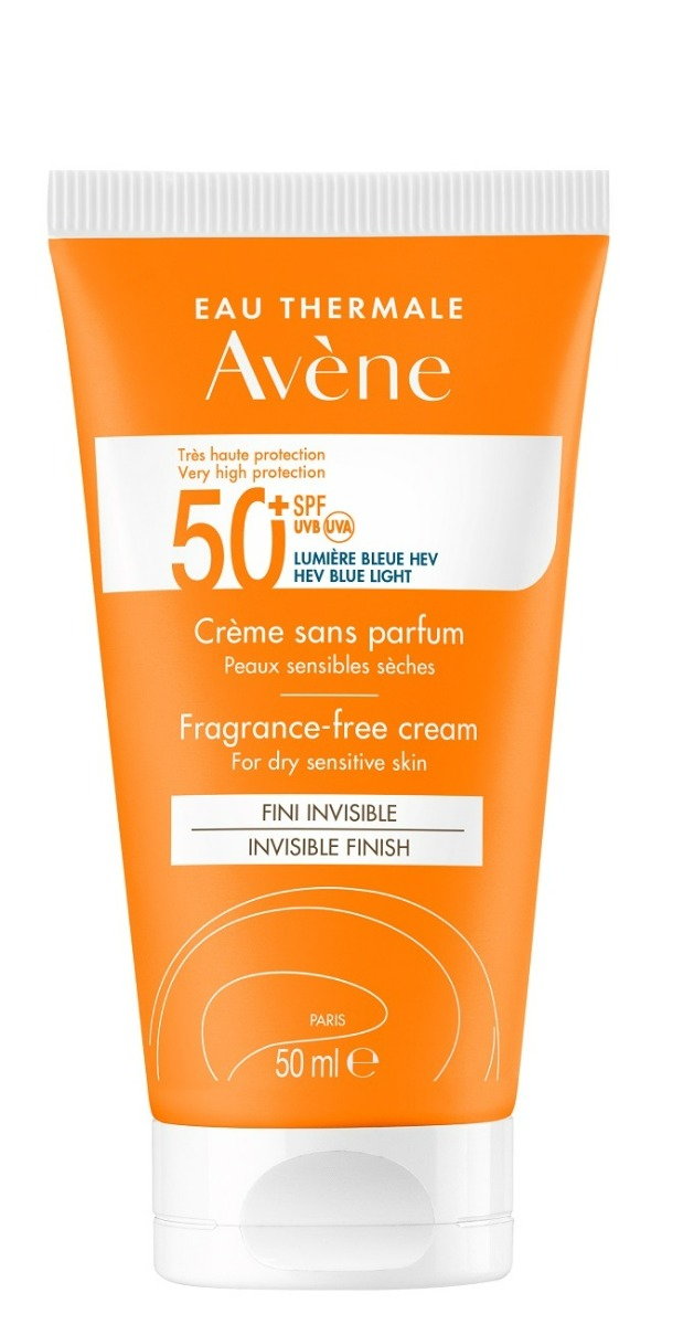 Avene Sun - Bardzo wysoka ochrona przeciwsłoneczna Krem bez zapachu SPF50+ 50ml