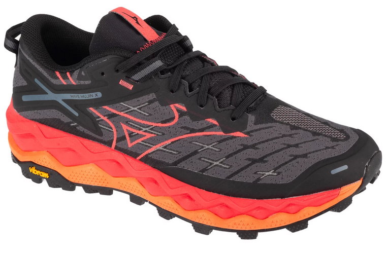 Mizuno Wave Mujin 10 J1GJ247001, Męskie, Czarne, buty do biegania, tkanina, rozmiar: 42