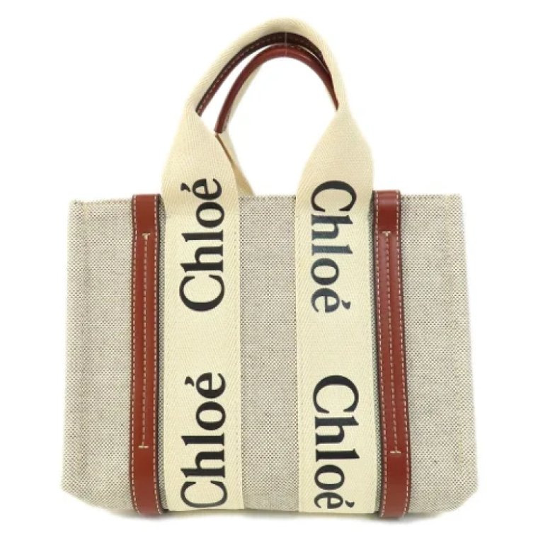 Pre-owned Canvas handbags Chloé Pre-owned