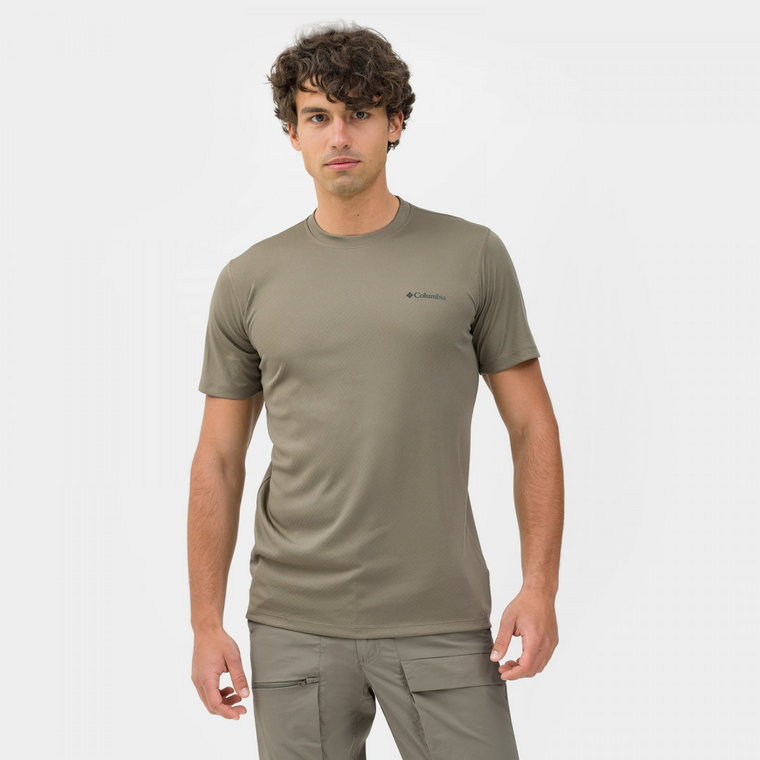 Męska koszulka termoaktywna Columbia Zero Rules - oliwkowa/khaki