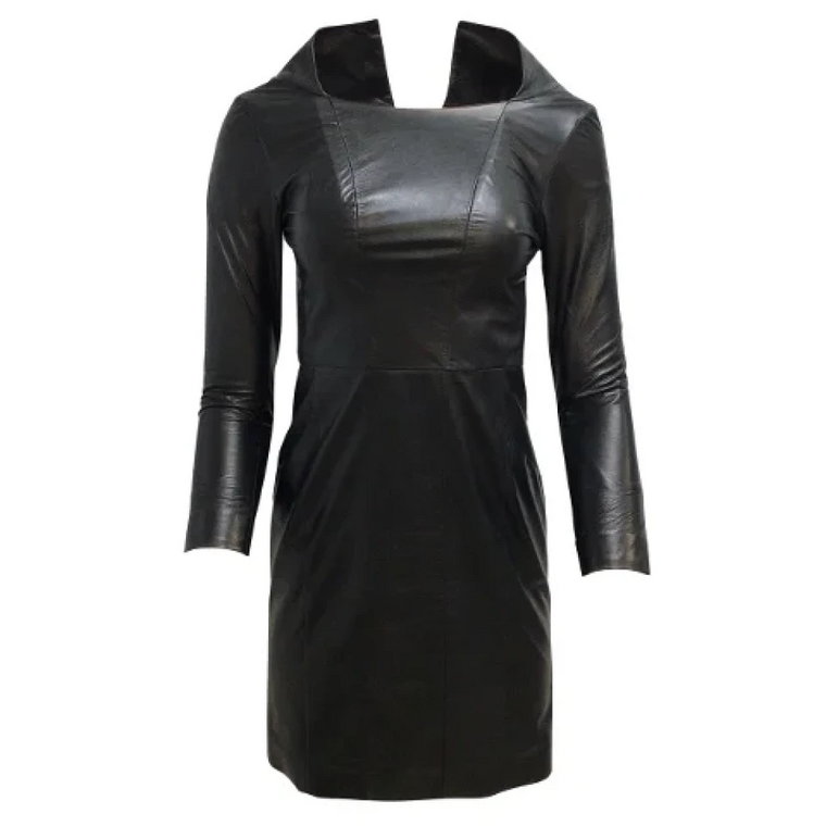 Pre-owned Leather dresses Chanel Vintage