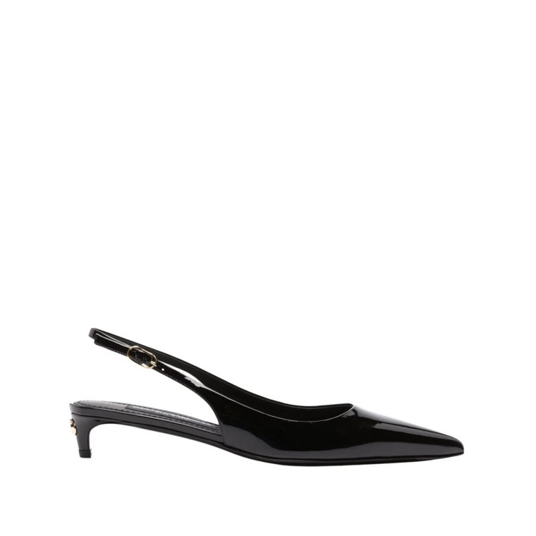 Czarne Sandały dla Kobiet Aw23 Dolce & Gabbana