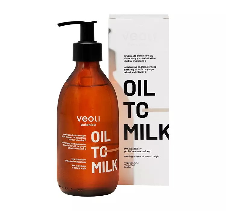 VEOLI BOTANICA BODY OIL TO MILK NAWILŻAJĄCO-TRANSFORMUJĄCY OLEJEK MYJĄCY 290ML