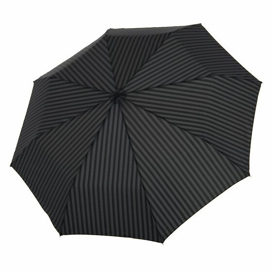 Doppler Manufaktur Orion Carbon Steel Open-close Pocket Umbrella 29 cm stripe black-grey