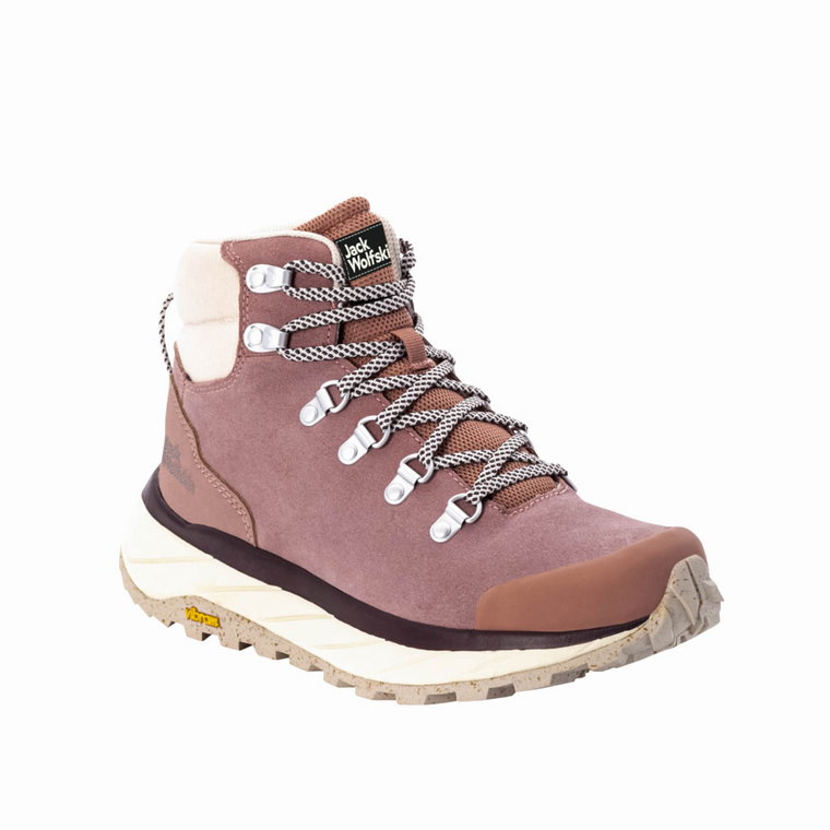 Buty damskie turystyczne Jack Wolfskin TERRAVENTURE URBAN MID W rose / white - 38