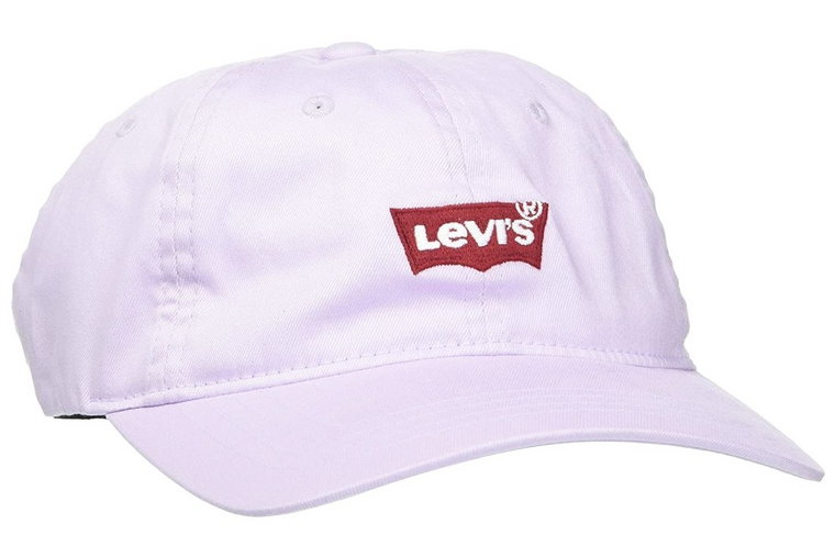 Levi's Ladies Mid Batwing Baseball Cap 232454-6-47, Damskie, czapka z daszkiem, Fioletowy
