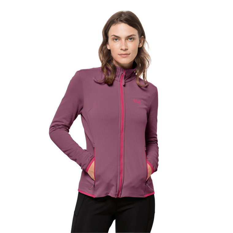 Polar damski PEAK GRID FLEECE W violet quartz - XS