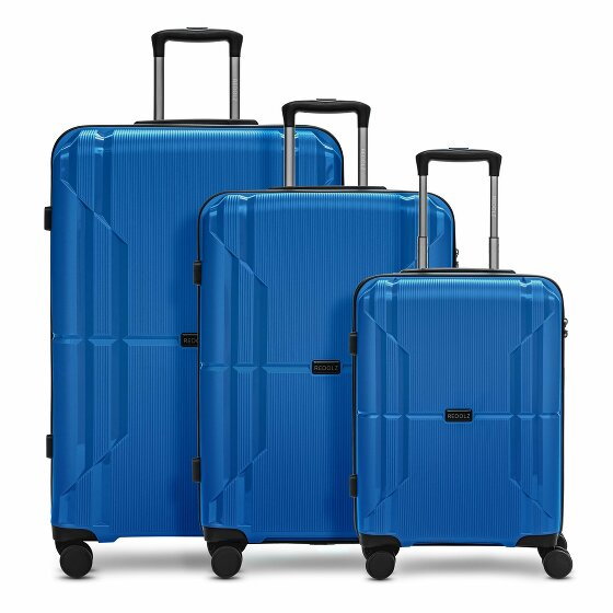 Redolz Essentials 06 3-SET 4 kółka Zestaw walizek 3-części blue 2