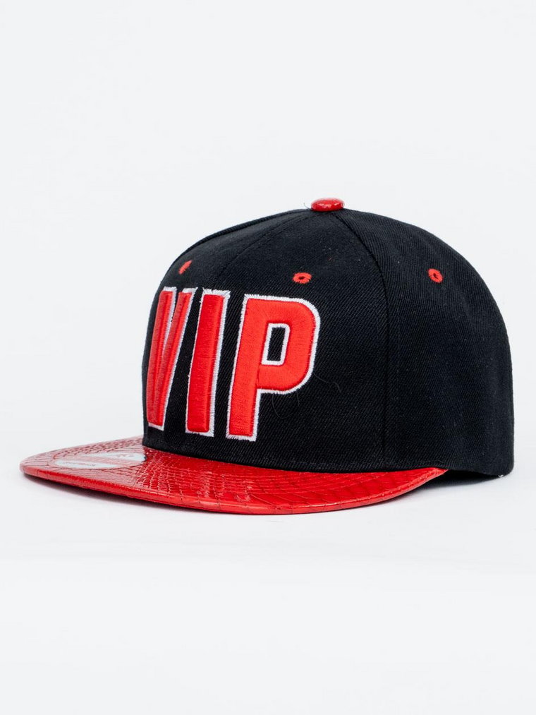 Czapka Z Daszkiem Snapback Czarno-Czerwona Royal Blue Slick VIP