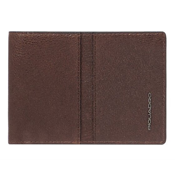 Piquadro W130 Portfel Ochrona RFID Skórzany 12.5 cm dark brown