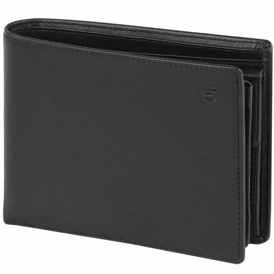 Esquire Logo Wallet V Leather 12,5 cm schwarz