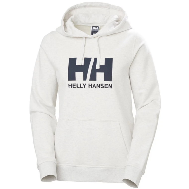 Helly Hansen Logo Hoodie 33978-823, Damskie, Białe, bluzy, bawełna, rozmiar: L