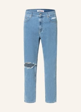 Tommy Jeans Jeansy W Stylu Destroyed Dad Jean Regular Tapered Fit blau